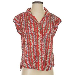 Anthropologie 52 Conversations Button Down Floral Shirt